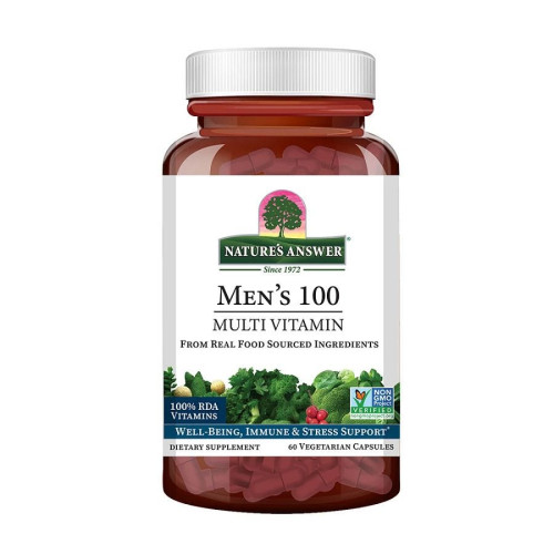 Nature's Answer Men's 100 Real Food Multi-Vitamin 60 vegetarian capsules