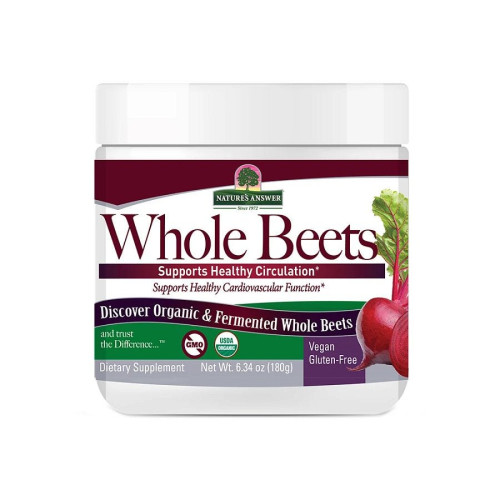 Nature's Answer Fermented & Organic Whole Beets Powder 6.34 oz.