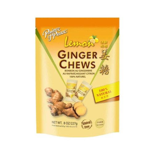 Prince of Peace Lemon Ginger Chews 8 oz