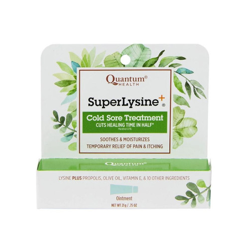 Quantum Super Lysine+ Cold Sore Treatment Ointment 0.75 oz.
