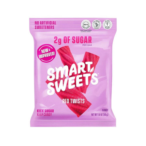 SmartSweets Berry Punch Red Twists 1.8 oz.