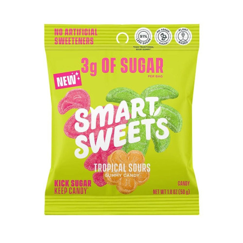 SmartSweets Tropical Sours 1.8 oz.