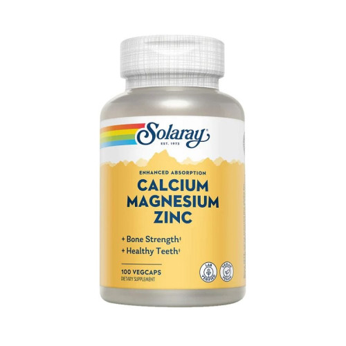 Solaray Calcium Magnesium Zinc 100 VegCaps
