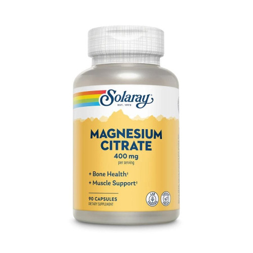 Solaray Magnesium Citrate 90 Capsules