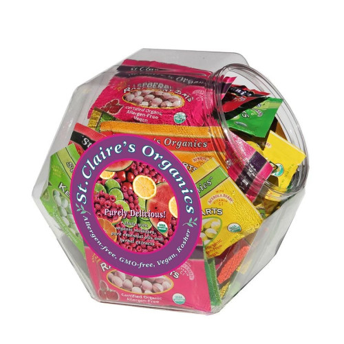 St. Claire's Organics Assorted Fruit Tarts with Vitamin C Changemaker Display 50 pouches