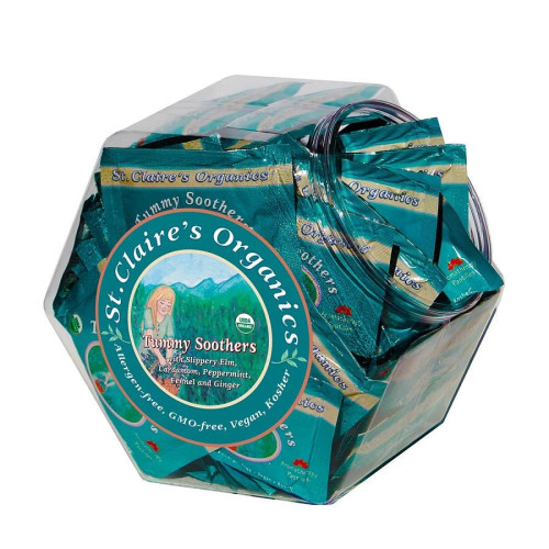 St. Claire's Organics Tummy Soothers Changemaker Display 50 pouches