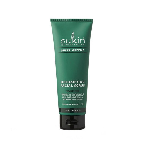 Sukin Super Greens Detoxifying Facial Scrub 4.23 fl. oz.