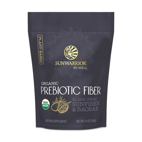 Sunwarrior Organic Prebiotic Fiber Powder 7.4 oz. bag