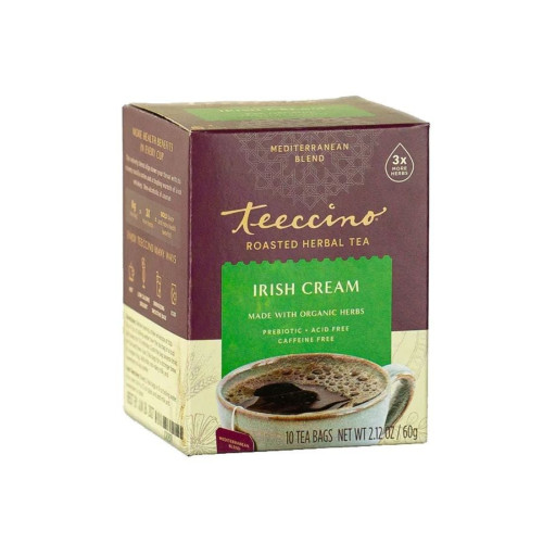 Teeccino Irish Cream Chicory Herbal Tea 10 tea bags