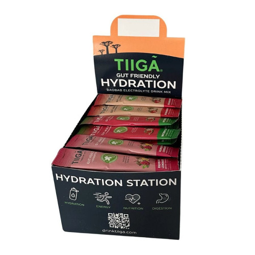 Tiiga Berry Melon Gut Health + Hydration Variety Box 60 (0.42 oz.) packets