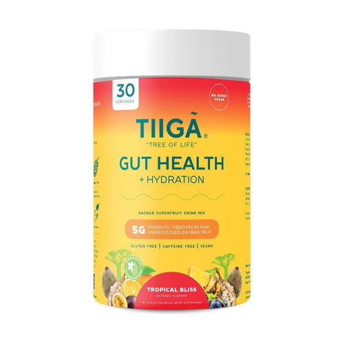 Tiiga Tropical Bliss Gut Health + Hydration 12.7 oz. canister (30 servings)