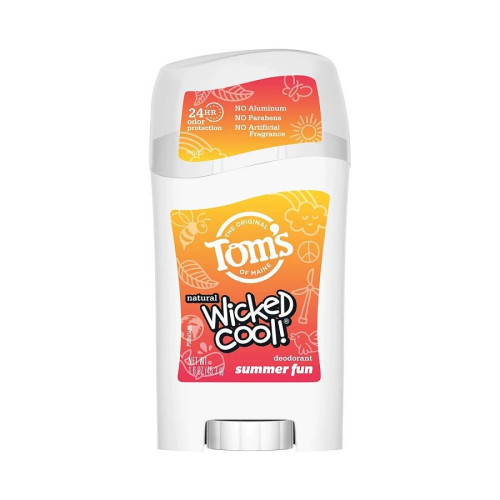 Tom's of Maine Wicked Cool Summer Fun Natural Aluminum-Free Kids Deodorant 1.6 oz.