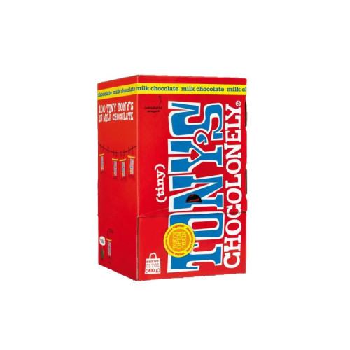 Tony's Chocolonely Tiny Milk Chocolate Gravity Bin 100 count