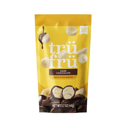 Tru Fru Freeze-Dried Banana in Dark Chocolate 1.7 oz.