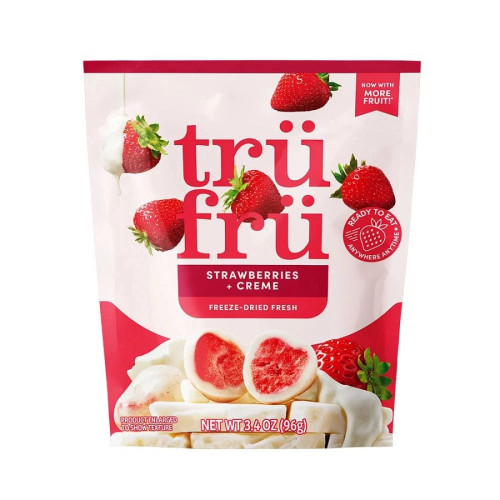 Tru Fru Freeze-Dried Strawberries in Creme 3.4 oz.