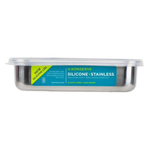 U-Konserve Rectangle Stainless Steel Container 25 oz.