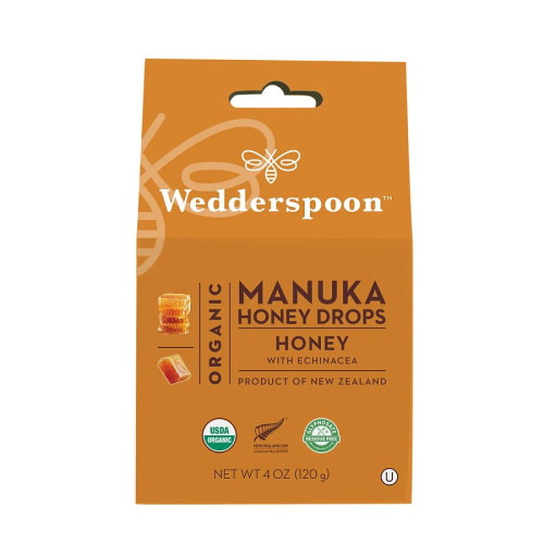 Wedderspoon Organic Honey Manuka Honey Drops 4 oz.