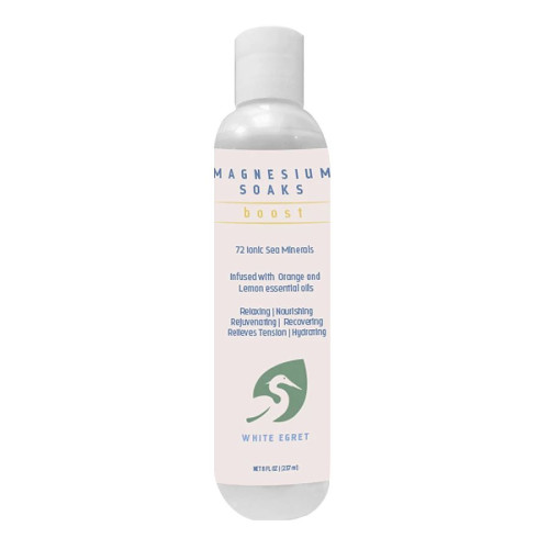White Egret Boost Magnesium Soak 8 fl. oz.