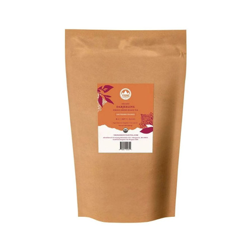 Young Mountain Tea Organic Darjeeling 100 pyramid tea bags in bag