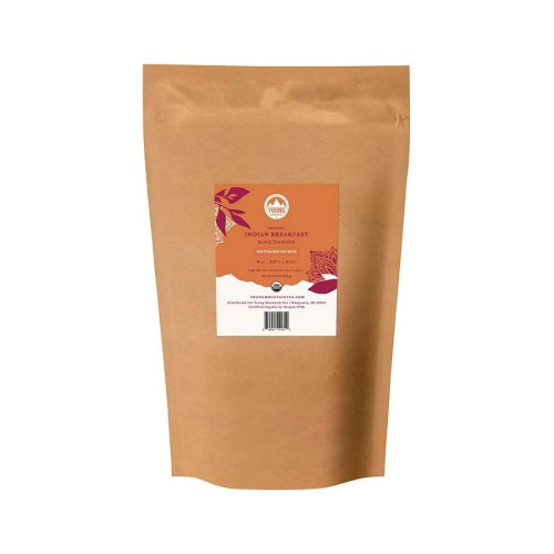 Young Mountain Tea Organic Indian Breakfast 100 pyramid tea bags in bag