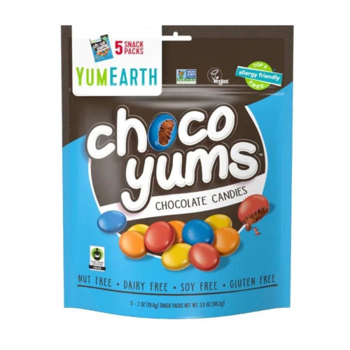YumEarth Choco Yums Chocolate Candies 5 (0.7 oz.) packs