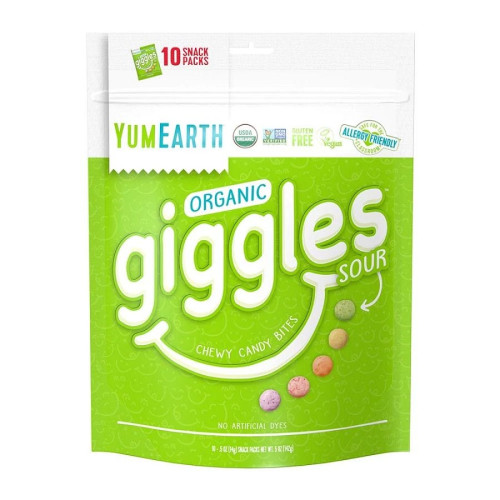 YumEarth Organic Sour Giggles 10 (0.5 oz.) packs