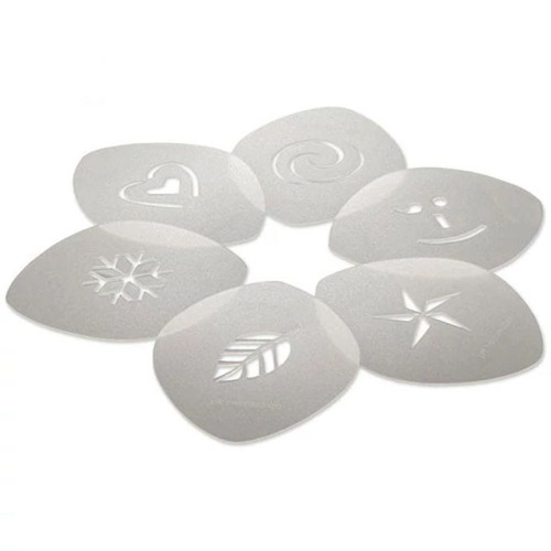 Aerolatte Cappuccino Art Stencils Set of 6