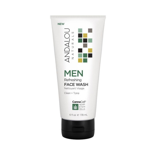 Andalou Naturals Men Refreshing Face Wash 6 fl. oz.