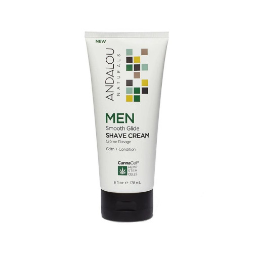 Andalou Naturals Men Smooth Glide Shave Cream 6 fl. oz.