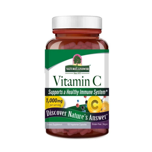 Nature's Answer Vitamin C 1000 mg 100 vegetarian capsules