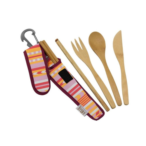 To-Go Ware Premium Utensil Set, Daybreak Print